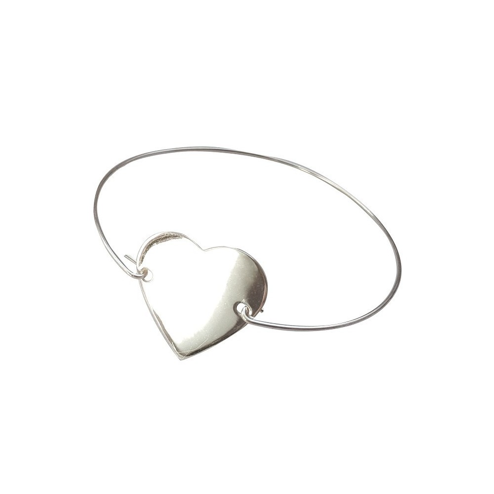 PULSERA HILO EN PLATA DE LEY CON CHAPA PERSONALIZABLE