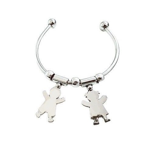 PULSERA PERSONALIZADA CON MEDALLAS PARA GRABAR