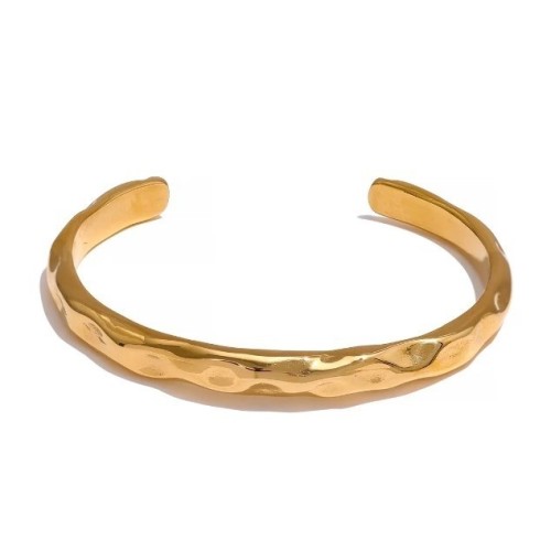 BRAZALETE ADARA, ACERO Y ORO WATERPROOF