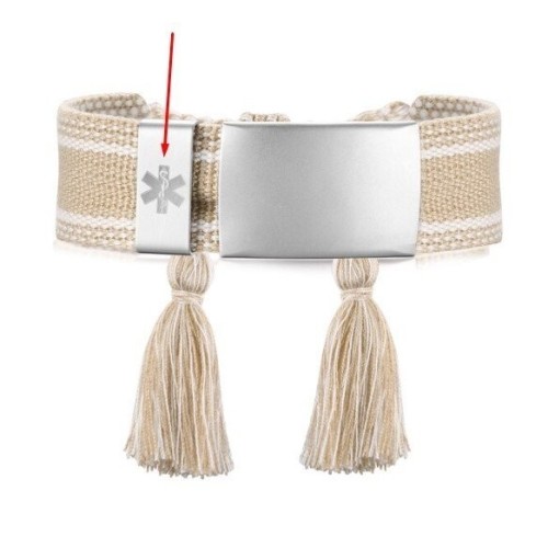 PULSERA MÉDICA, ALERTA ALÉRGICOS, ALZHEIMER