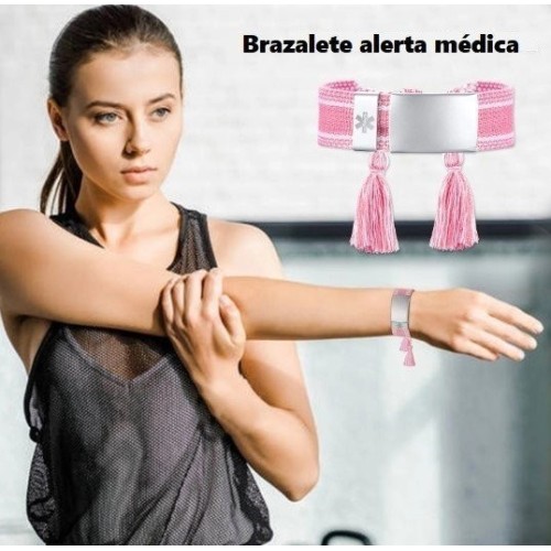 PULSERA MÉDICA, ALERTA ALÉRGICOS, ALZHEIMER