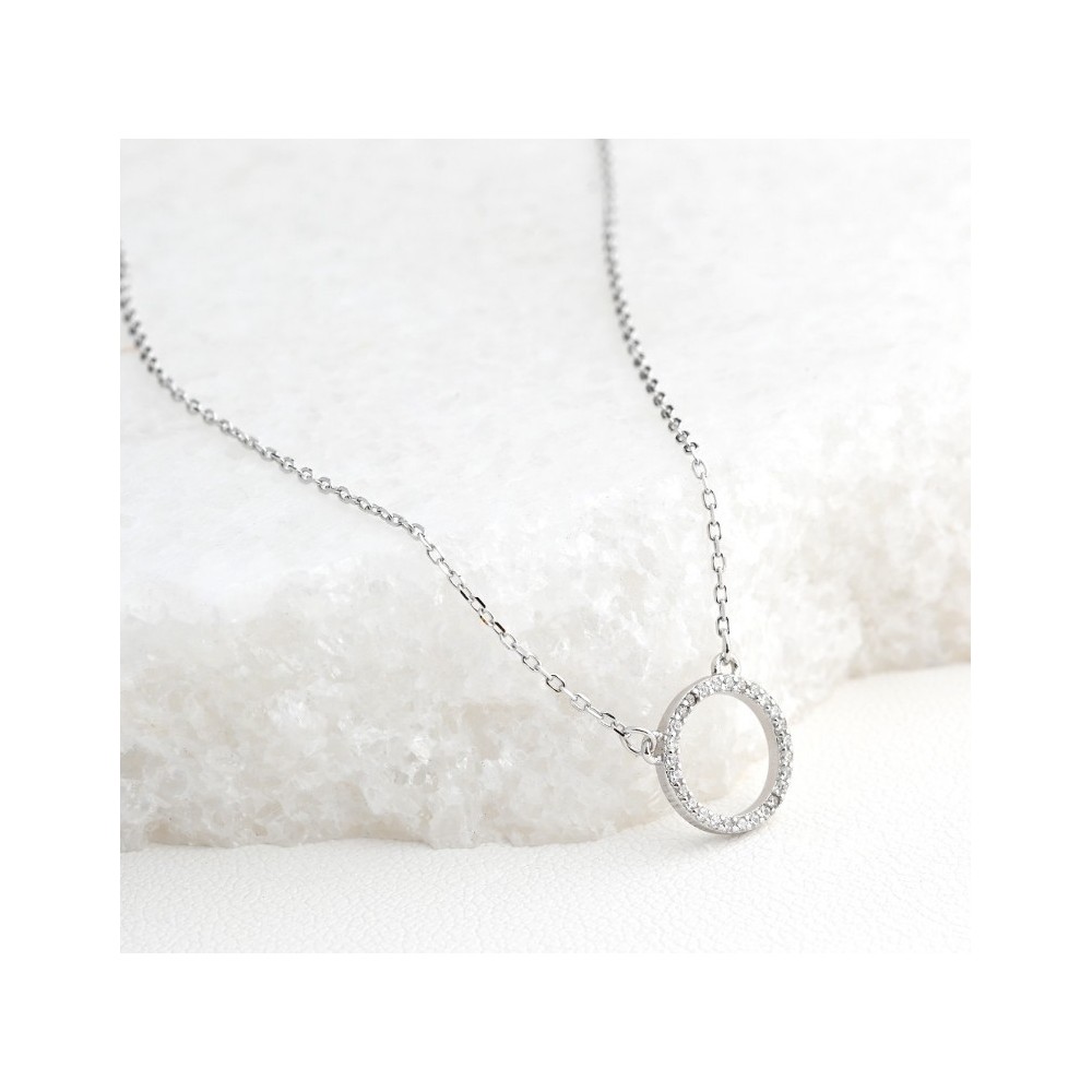 COLGANTE CÍRCULO PLATA DE 1ª LEY