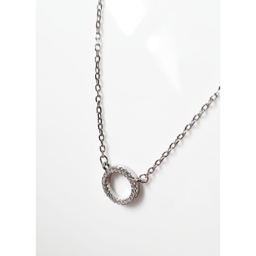 COLGANTE CÍRCULO PLATA DE 1ª LEY