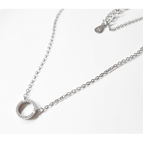 COLGANTE CÍRCULO PLATA DE 1ª LEY