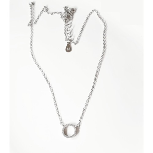 COLGANTE CÍRCULO PLATA DE 1ª LEY