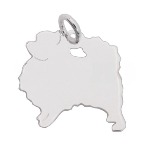 COLGANTE POMERANIA PLATA DE LEY