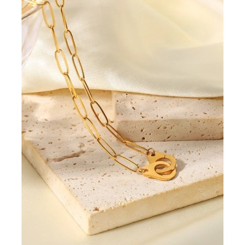 COLLAR GARGANTILLA ESPOSAS, ACERO Y ORO WATERPROOF