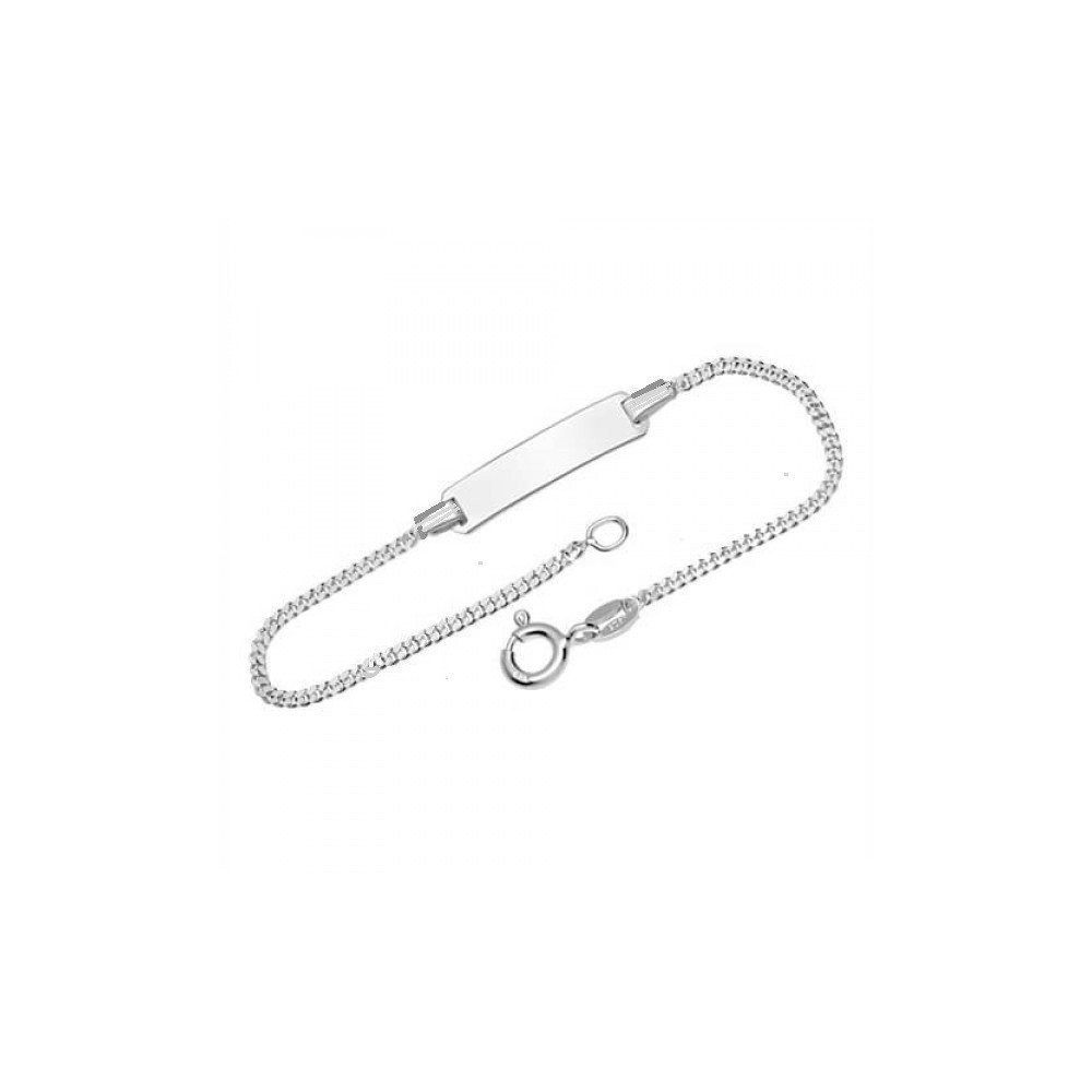 ESCLAVA PLATA DE LEY MALLA FINA