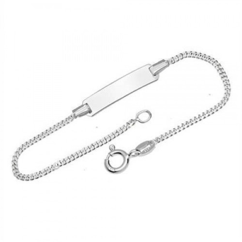 ESCLAVA PLATA DE LEY MALLA FINA