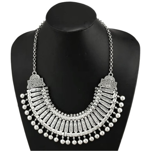 Collar gargantilla de zamak estilo boho, hippie chic, ETNIA