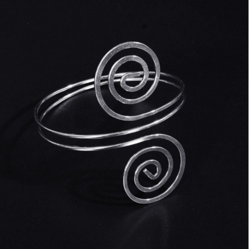 Brazalete espiral boho étnico hippie, ETNIA