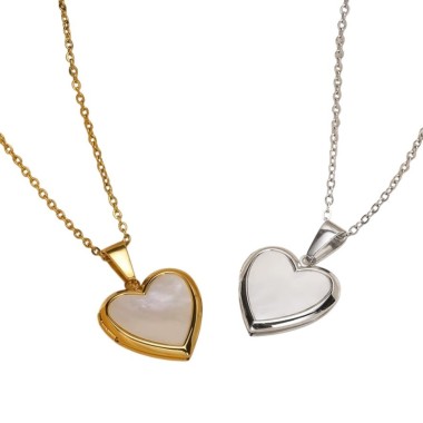 Colgante relicario corazón personalizado ♥ Relicarios para fotos baratos