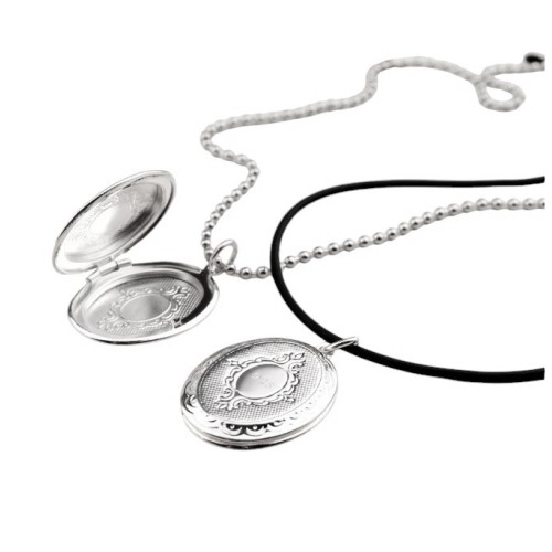 COLGANTE RELICARIO PORTAFOTOS PLATA