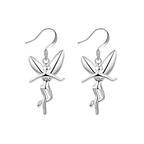 PENDIENTES HADA CAMPANILLA CON PLATA 925