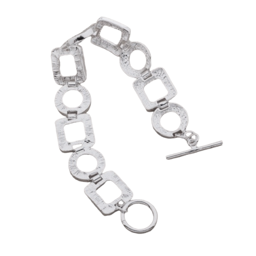 PULSERA ESLABONES ALTERNOS